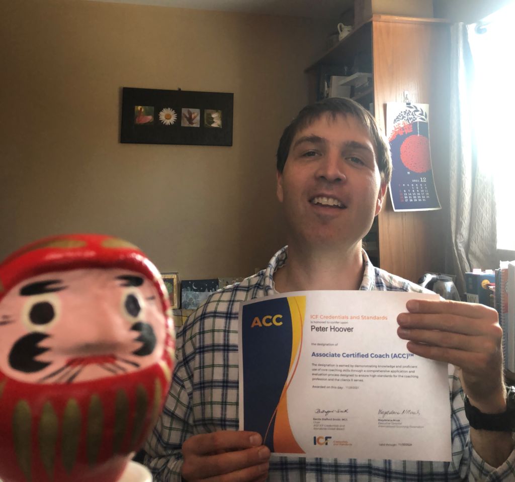 Peter, Daruma and ACC Certificate